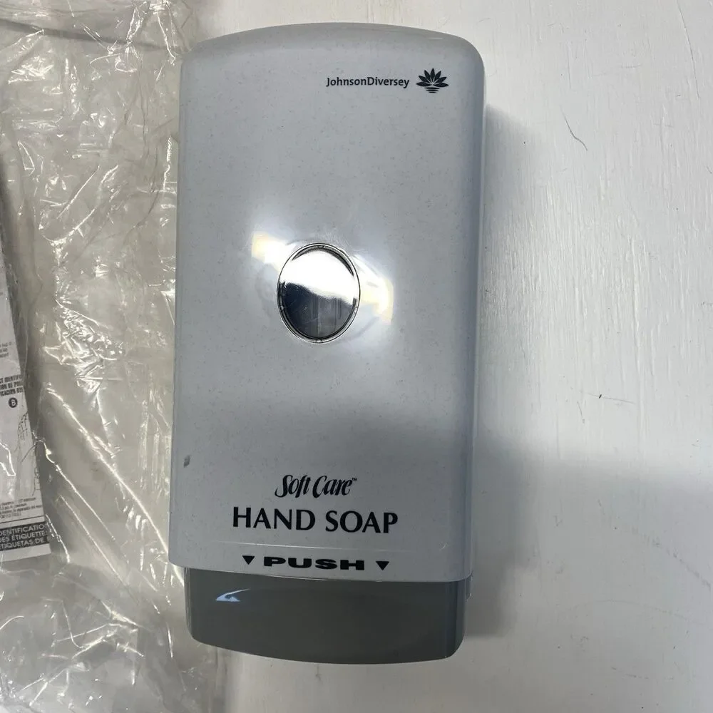 Soft Care Manual Soap Dispenser (White) New